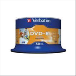 VERBATIM 43533 SPINDLE 50 DVD-R 16X 4.7GB PR