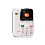 CELLULARE GIGASET GL390 2.2'' DUAL SIM WHITE PEARL SENIOR PHONE