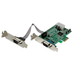 STARTECH SCHEDA PCI EXPRESS SERIALE BASSO PROFILO A 2 PORTE RS-232 CON 16.550 UART