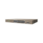 IP-COM Switch Unmanaged 24 Porte PoE 100/1000 + 2SFP 410W