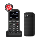 CELLULARE BEGHELLI 11 1,77 BLACK DUAL SIM BLACK SENIOR PHONE 