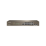 SWITCH MANAGED L3 10 PORTE GBIT + 2 PORTE SFP TENDA TEG5312F