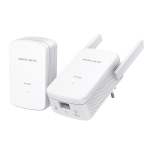 MERCUSYS POWERLINE KIT HOMEPLUG AV2 FINO A 1000MBPS E WI-FI 300MBPS