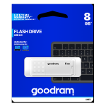 PENDRIVE GOODRAM 8GB UME2 WHITE USB 2.0 - RETAIL BLISTER