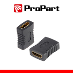 PROPART ADATTATORE PRESA HDMI (19PIN) Â€" PRESA HDMI (19PIN) DORATO