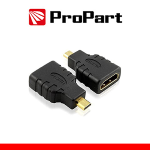 PROPART ADATTATORE SPINA HDMI MICRO(TIPO D)-PRESA HDMI (19PIN) DORAT