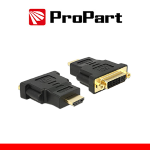 PROPART ADATT. SPINA HDMI(19PIN)-PRESA DVI-D DUAL LINK(24+5) DORATO