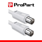 PROPART CAVO ANTENNA TV IEC 1M SP-SP BIANCO