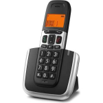 Cordless Telefono Brondi Bravo Platimun Nero