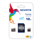 ADATA 16GB SDHC ASDH16GUICL10 Premier 10 30/16 MB/s Classe 10