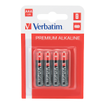 VERBATIM BATTERIA AAA ALKALINE 4 PEZZI