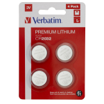 VERBATIM BATTERIA CR2032 4 PEZZI