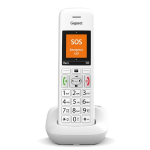 CORDLESS GIGASET E390 TELEFONO TASTI GRANDI VIVAVOCE WHITE