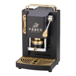 FABER MINI PRO DELUXE - MACCHINA PER CAFFE'' CON PRESSACIALDA IN OTTONE - TELAIO INTERAMENTE IN ACCIAIO NERO OPACO