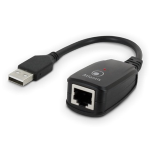 ADATTATORE ATLANTIS LAND A02-UTL20 ETHERNET LAN - USB2.0 - NERO