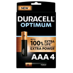 DURACELL OPTIMUM BATTERIE MINISTILO AAA ALCALINE CONF 4 Pz.