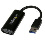 STARTECH USB32VGAES ADATTATORE SLIM USB 3.0/VGA COLORE NERO