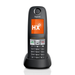 CORDLESS GIGASET E630HX TELEFONO ANALOGICO DECT IDENTIFICATORE DI CHIAMATA NERO S30852H2762R101