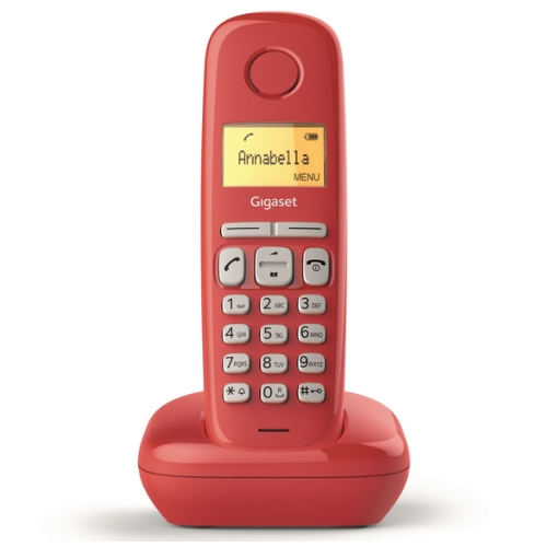 CORDLESS GIGASET A170 DECT RUBRICA RED