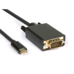 HAMLET XVAUC-VGA20 CAVO ADATTATORE USB 3.1 TYPE-C TO VGA M 1080P 2MT BLACK