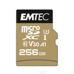EMTEC SPEEDIN PRO MICRO SDXC 256GB CLASSE 10 U3 V30 CON ADATTATORE SD