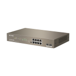 IP-COM Switch Unmanaged 8GE + 2SFP 8 porte PoE G1110P-8-150w