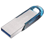 SANDISK ULTRA FLAIR CHIAVETTA USB 3.1 64GB COLORE BLU/SILVER