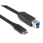 HAMLET XCTC-U3B100 CAVO DA USB 3.1 TYPE-C TO USB 3.0 TIPO B MASCHIO 1MT BLACK
