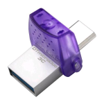 KINGSTON DATA TRAVEL MICRO DUO USB3.2+USB-C 64GB 200MB/S VIOLA SILVER