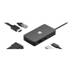 MICROSOFT SURFACE USB-C TRAVEL HUB USB-A USB-C VGA HDMI GigE
