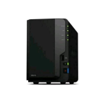 SYNOLOGY DISKSTATION DS223 NAS CHASSIS DESKTOP REALTEK RTD1619B RAM 2GB-2 BAY HDD/SSD 2.5"/3.5"-LAN 10/100/1000 Mbps COLORE NERO