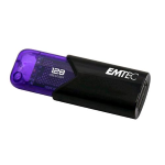 EMTEC CLICK EASY B110 CHIAVETTA USB 3.2 128GB NERO VIOLA