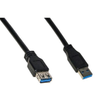 DIGITUS CAVO PROLUNGA USB-A 3.0 MASCHIO/ FEMMINA 1.8 MT NERO