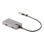 STARTECH MINI DOCKING ADATTATORE MULTIPORTA USB-C HDMI 4K 60Hz HDR 3 PORTE USB - USB-C 100 W POWER DELIVERY