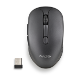 NGS Mouse Wireless Ricaricabile Nero