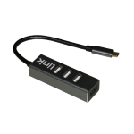 LINK LKHUB306 -HUB 4 PORTE USB TYPE C CON CAVO DA 15CM