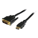 STARTECH CAVO HDMI A DVI-D HDMI (M) a DVI-D (M) 3 MT NERO