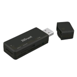 TRUST NANGA LETTORE DI SCHEDE M2 MS MICRO-SD SD USB 3.2 GEN 1 NERO