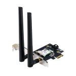 ASUS PCE-AX1800 SCHEDA PCI Express WLAN-BLUETOOTH 5.2 WI-FI 6 (802.11ax) DUAL BAND 2.4 GHz/5 GHz 1775 Mbit/s 2 ANTENNE
