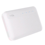 TCL MW63VK LINK ZONE WHITE MODEM ROUTER WiFi 4G LTE CAT 6 (300/50Mbps) max 32 utenti