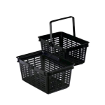 DURABLE SHOPPING BASKET IN PP 400X300X249 mm 19 LT NERO