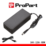 ProPart Alimentatore Switching tensione costante 24Vdc 2.5A (60W)