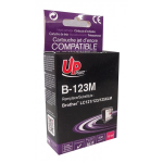 COMPATIBILE BROTHER LC123M INK MAGENT UP