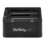 STARTECH SDOCK2U33 DOCKING STATION DUAL-BAY HDD HOT SWAP 2.5"-3.5" SATA III USB 3.0 NERO