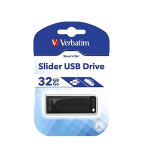 VERBATIM SLIDER USB DRIVE 32GB CHIAVETTA USB 2.0