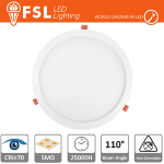 LUCE CALDA - 3000K DOWNLIGHT LED IP20 3W 3000K 160LM 110Â° FORO:75MM