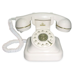 TELEFONO FISSO BRONDI VINTAGE 20 BIANCO