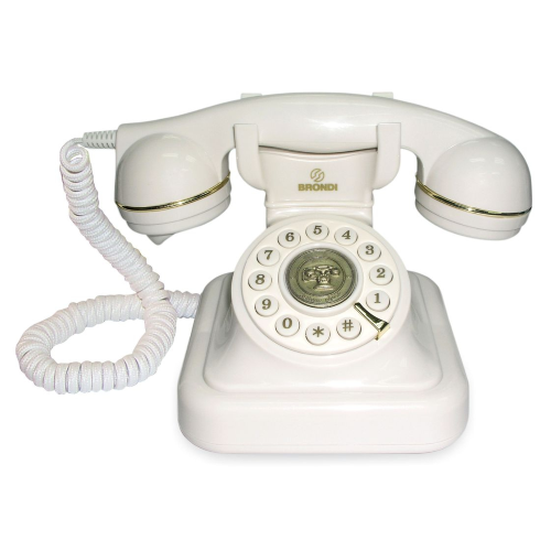 Telefono Fisso Brondi Vintage 20 Bianco