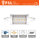 LUCE CALDA - 2700K R7S - 5,5W 2700K 600LM >200Âº 25*78MM CRI80