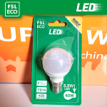 LUCE FREDDA - 6500K LAMPADA SFERA BLISTER - 5,5W 6500K E14